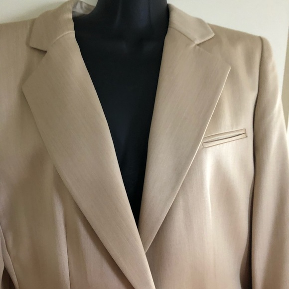 Armani Collection Beige women's jacket size 10 - Picture 4 of 6